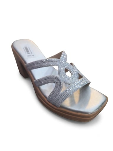 π Shine On: Chunky Rhinestone Platform Mules π