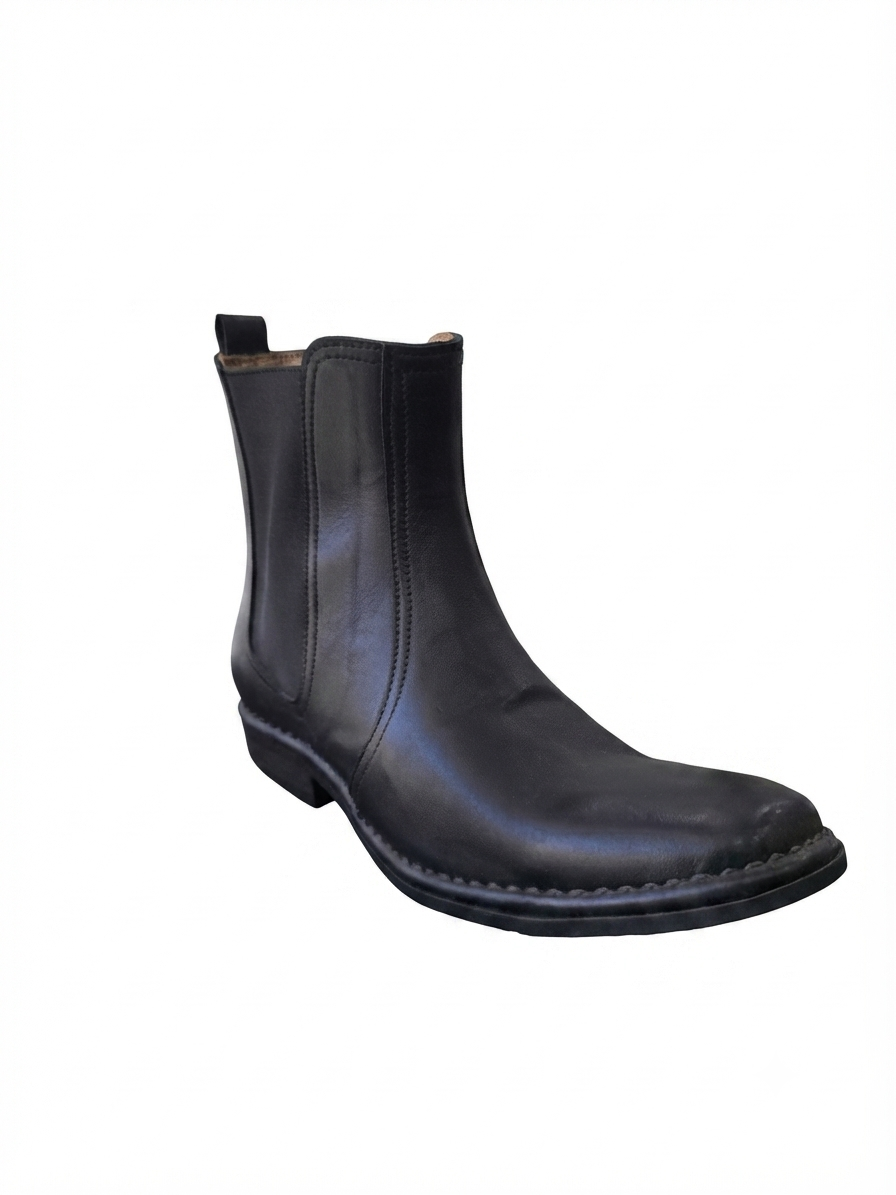 Black Leather Chelsea Boot for Men | Slip-On Ankle Boot – SHOEZISTAN