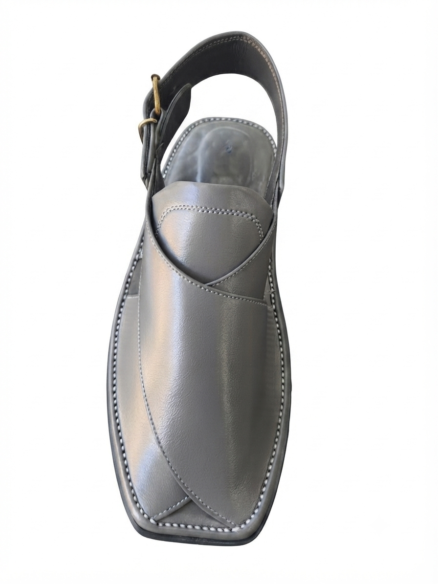 Light grey peshwari chappal 🩶