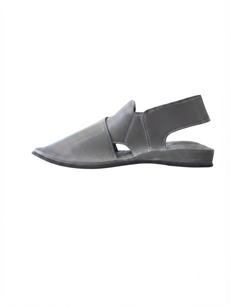Light grey peshwari chappal 🩶