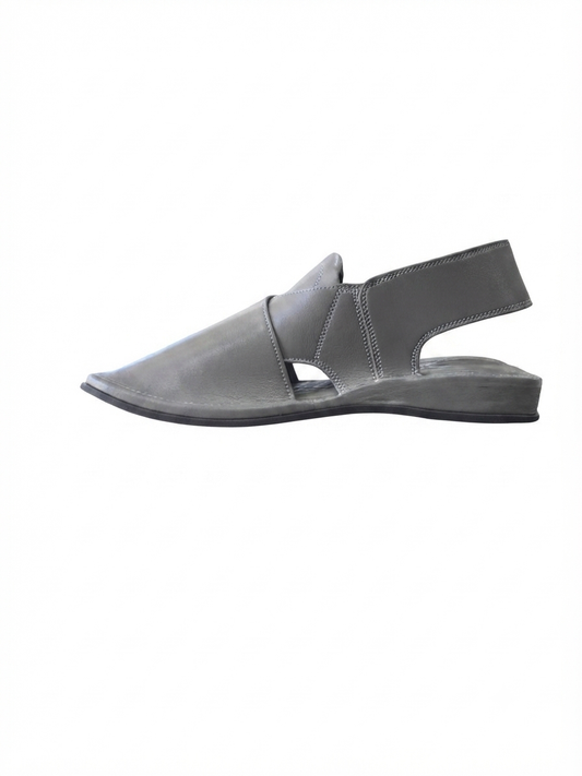 Light grey peshwari chappal 🩶